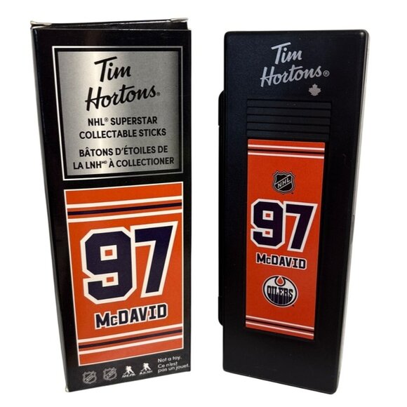 Tim Hortons Other - Connor McDavid Tim Hortons NHL Superstar Collectible Mini Hockey Stick Edmonton